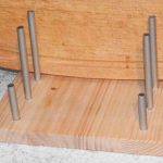 Wooden cutting boards rack / holder