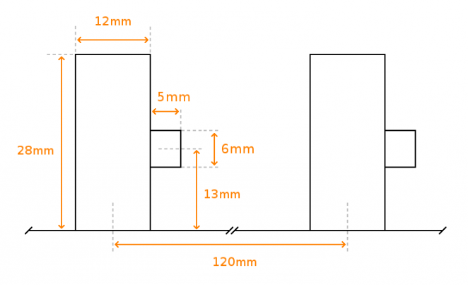 KitchenAid attachments holder measurements and dimensions